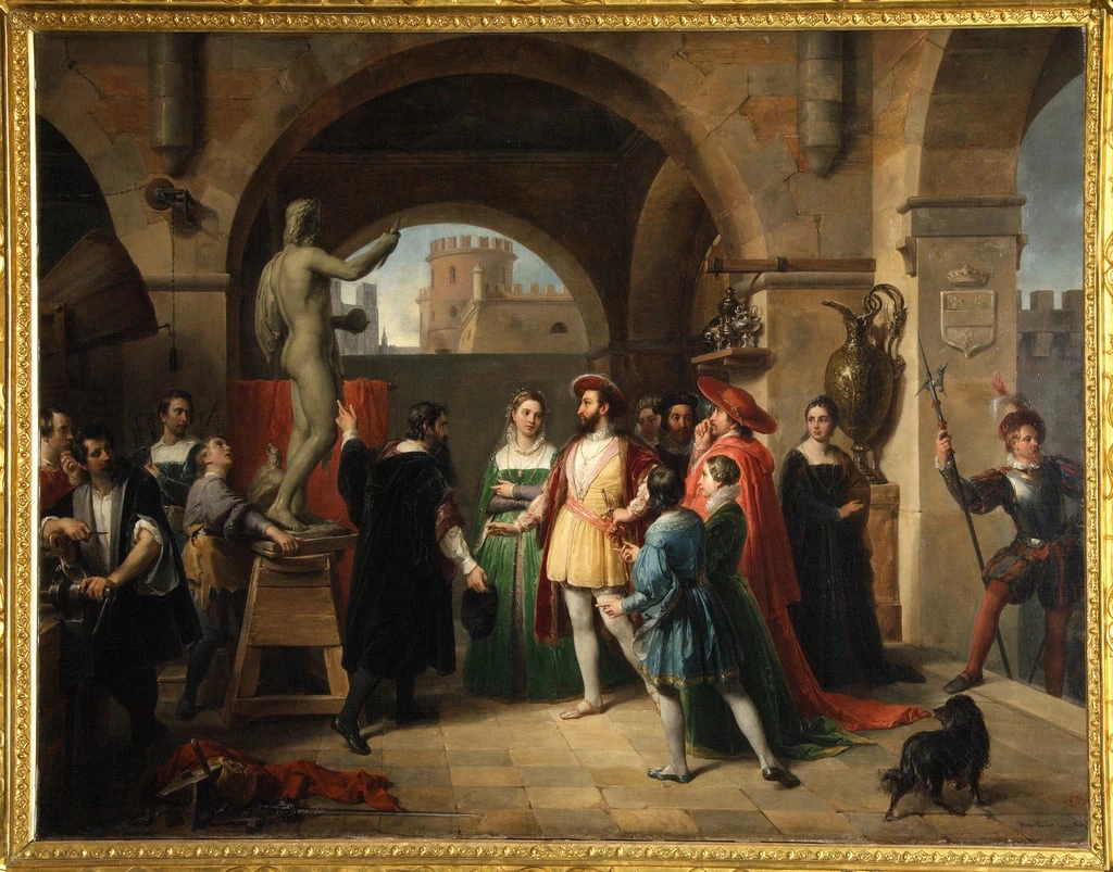 Francesco I nello stdio di Benvenuto Cellini - Galleria Nazionale d'Arte Moderna